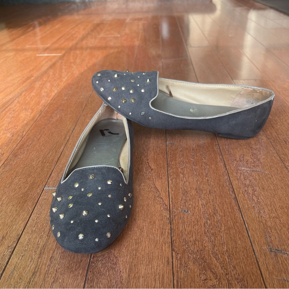 Gold Studded Loafer Flats Size 8.5 Women’s Used Shoes